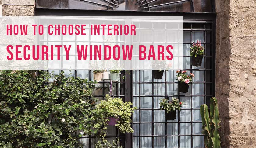interior security window bars