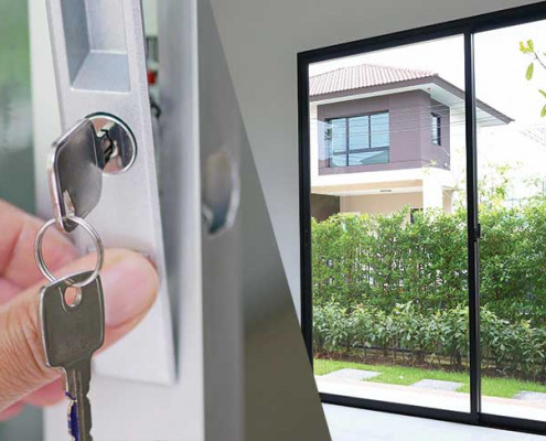 key lock for sliding glass door