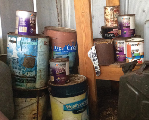 how to dispose paint cans safely