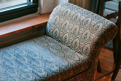 Choosing fabric upholstery for bench seat